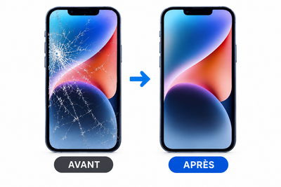 Réparation écran iPhone 14,14Plus,14 Pro et 14 Pro Max - Changement d'écran
