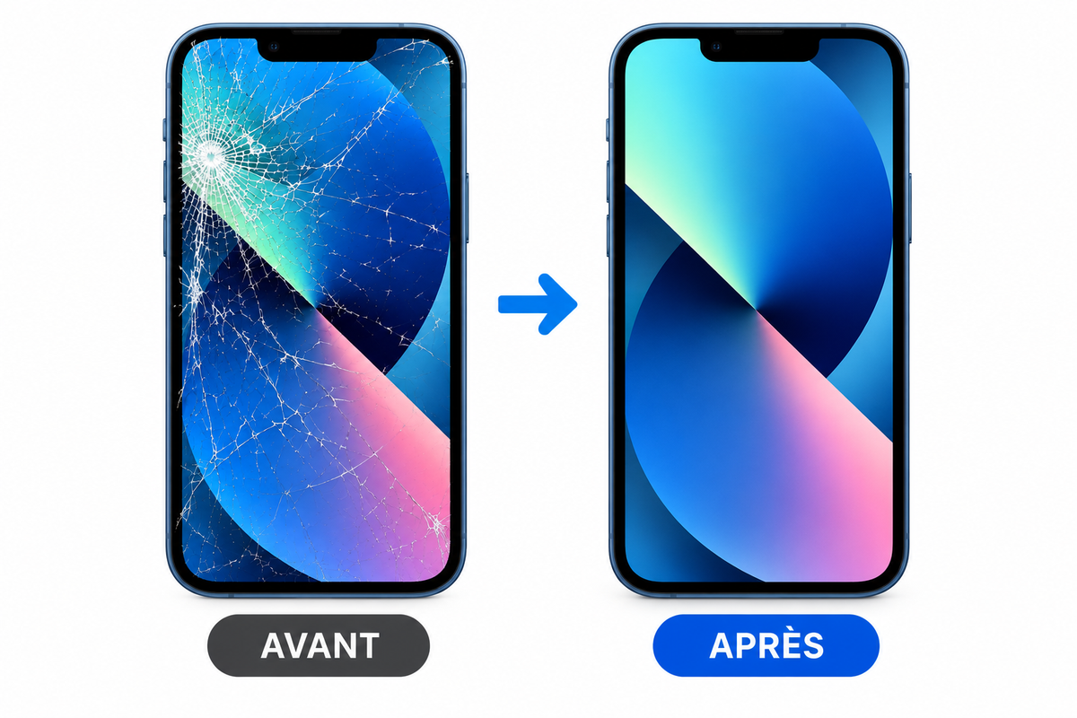Réparation écran iPhone 13, 13 Pro et 13 Pro Max - Changement d'écran