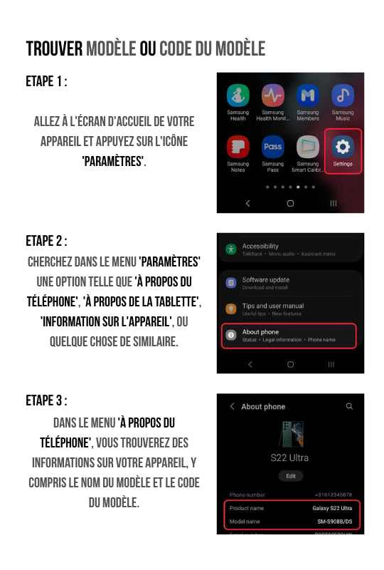 Comment trouver le modèle de votre Android