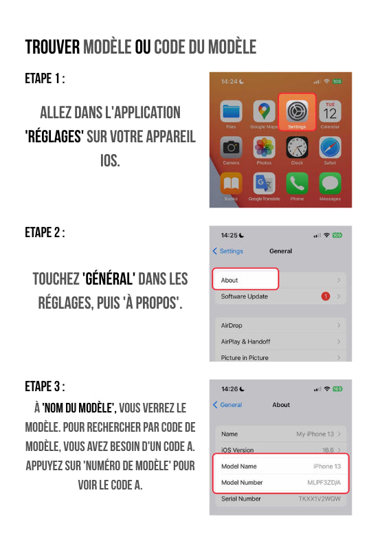Comment trouver le modèle de votre iPhone